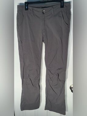 Prana Halle‎ Straight Women’s Pant Convertible Size 10 Regular Inseam Gray